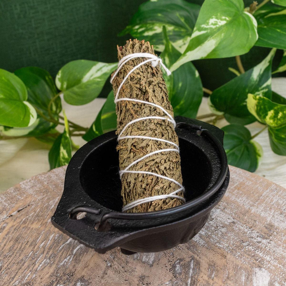 Cast Iron 3" Pentagram Cauldron
