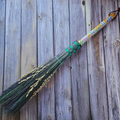 24” Hand Painted Broomcorn Besom