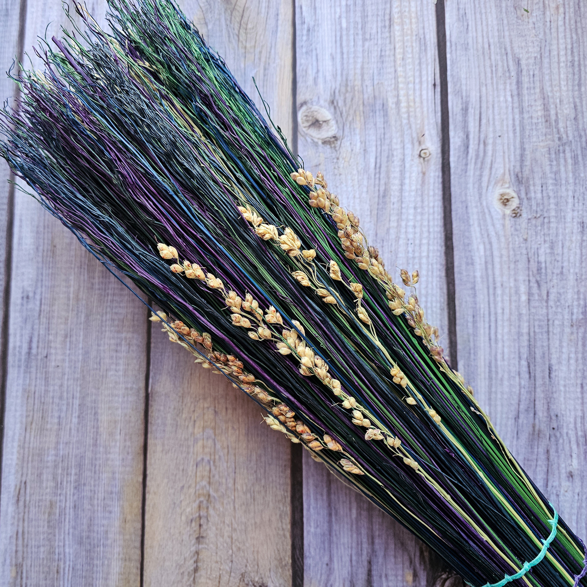 24” Hand Painted Broomcorn Besom