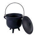 Tall 6" Plain Cauldron with Lid