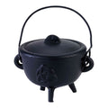 Cast Iron 4" Triquetra Cauldron