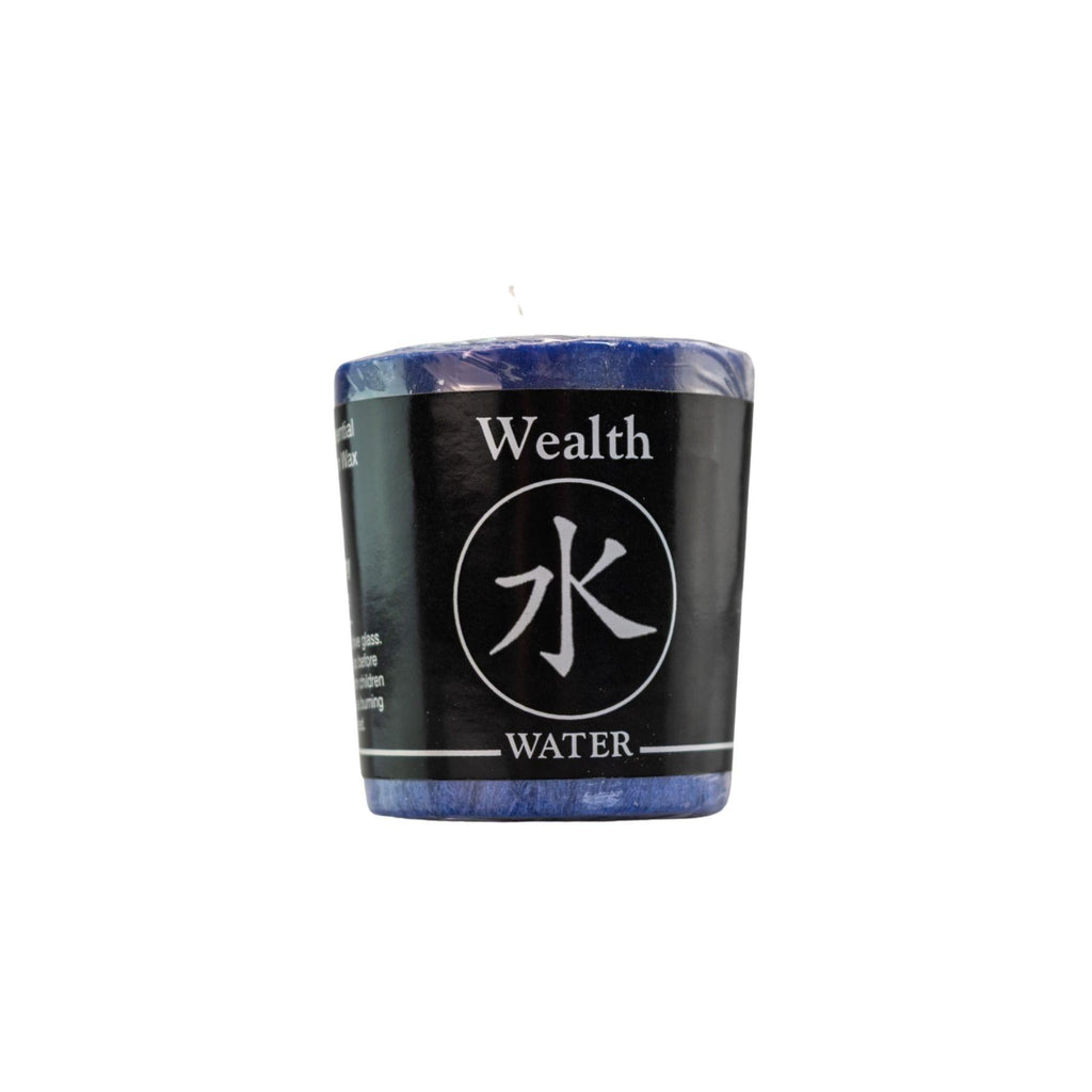 Wealth and Water Votive Candle