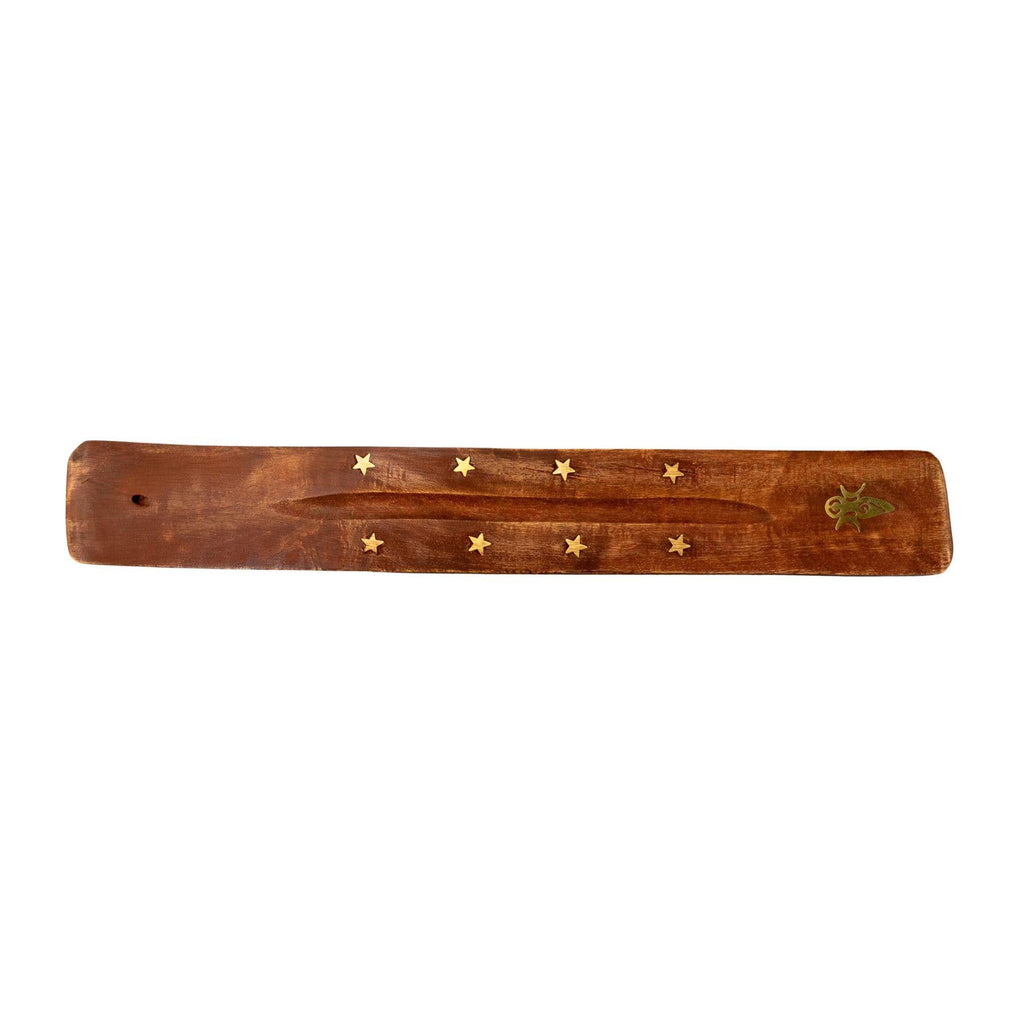 10'' Wooden Boat Incense Burner